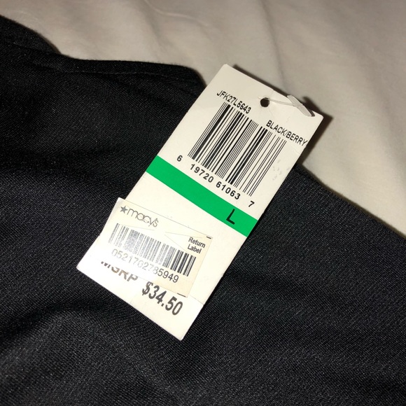 Black and Magenta Striped BeBop Dress - Picture 3 of 3